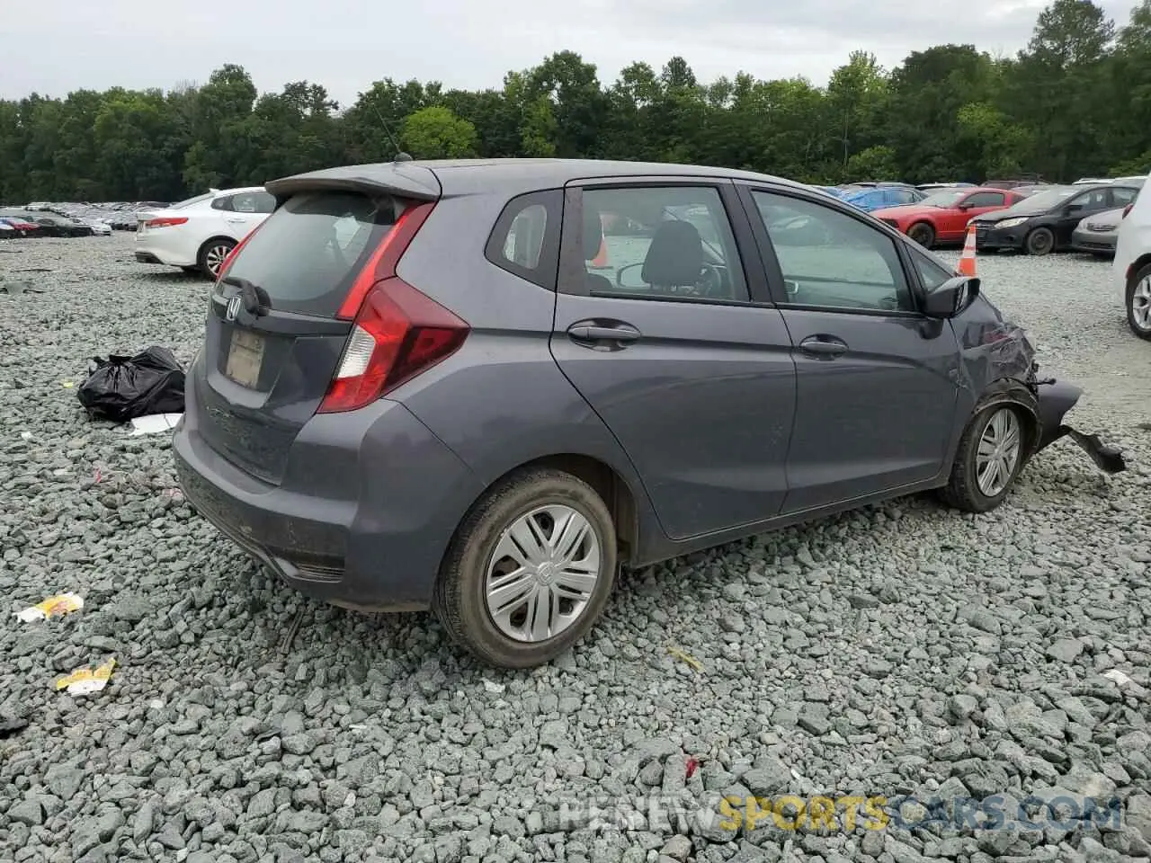 3 fotografías del automóvil dañado 3HGGK5H45KM745843 HONDA FIT 2019