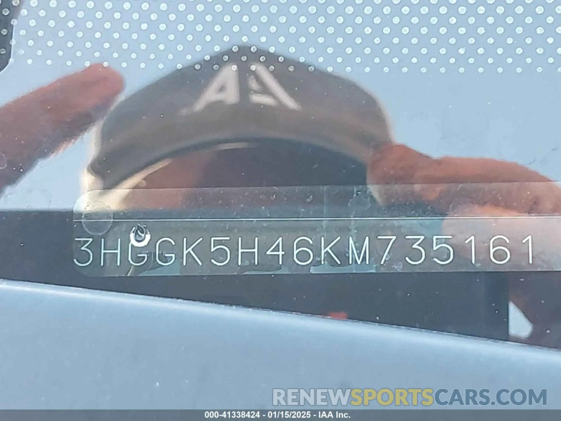 20 fotografías del automóvil dañado 3HGGK5H46KM735161 HONDA FIT 2019