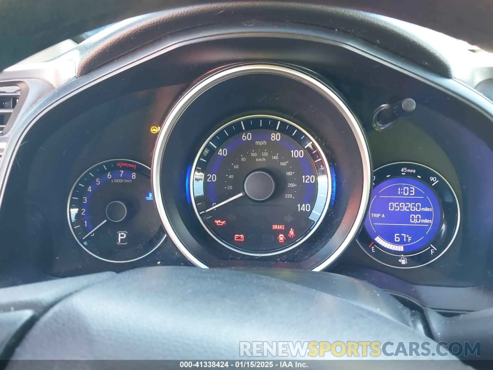 7 fotografías del automóvil dañado 3HGGK5H46KM735161 HONDA FIT 2019