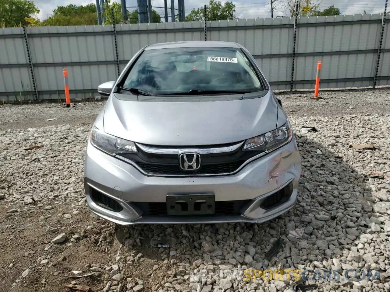 5 fotografías del automóvil dañado 3HGGK5H47KM722595 HONDA FIT 2019