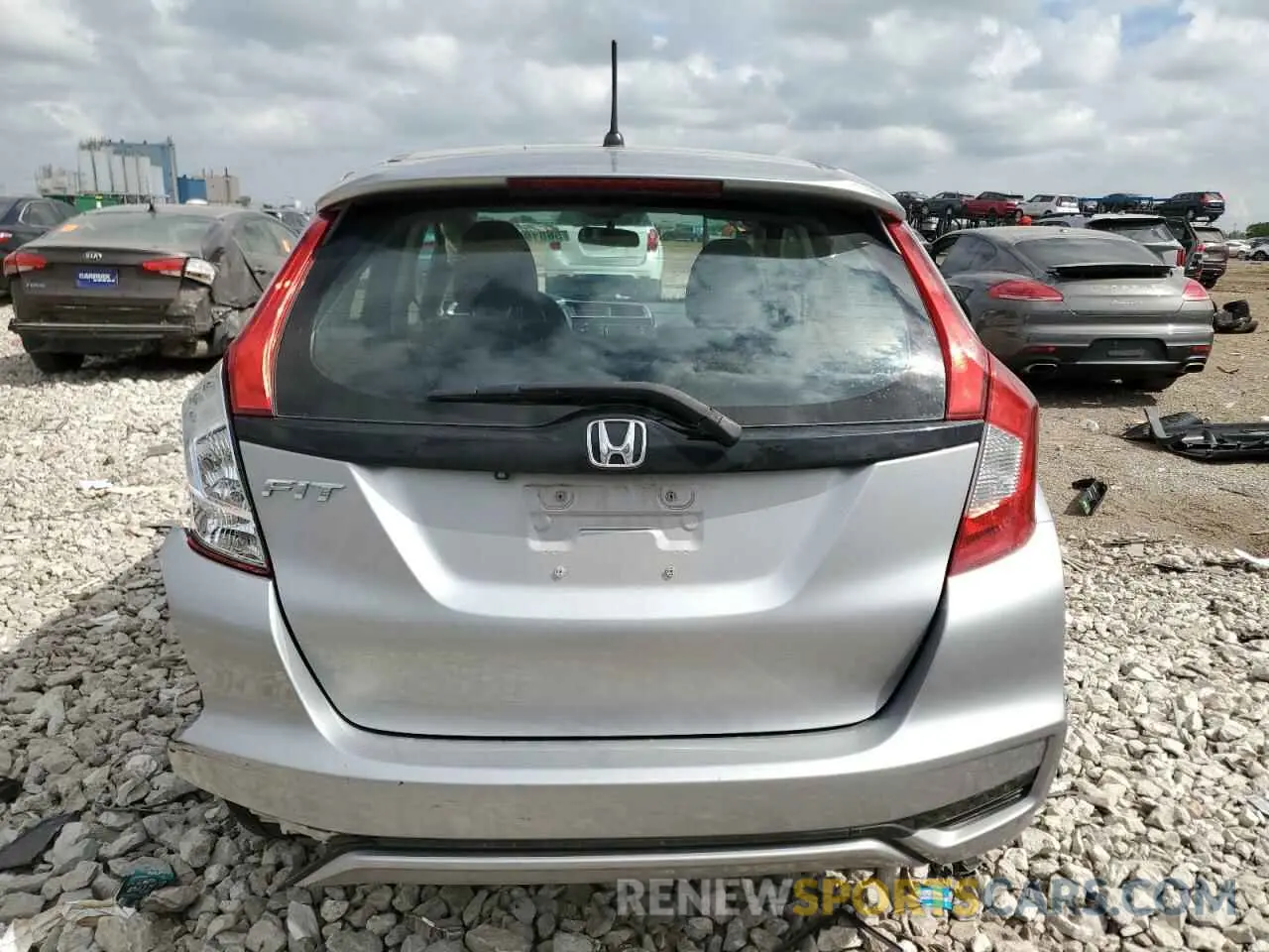 6 fotografías del automóvil dañado 3HGGK5H47KM722595 HONDA FIT 2019