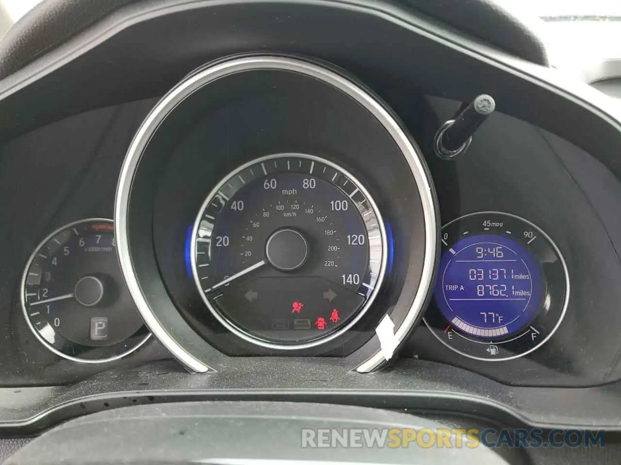 9 fotografías del automóvil dañado 3HGGK5H47KM722595 HONDA FIT 2019