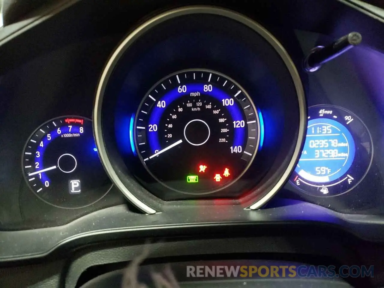 9 fotografías del automóvil dañado 3HGGK5H47KM727764 HONDA FIT 2019