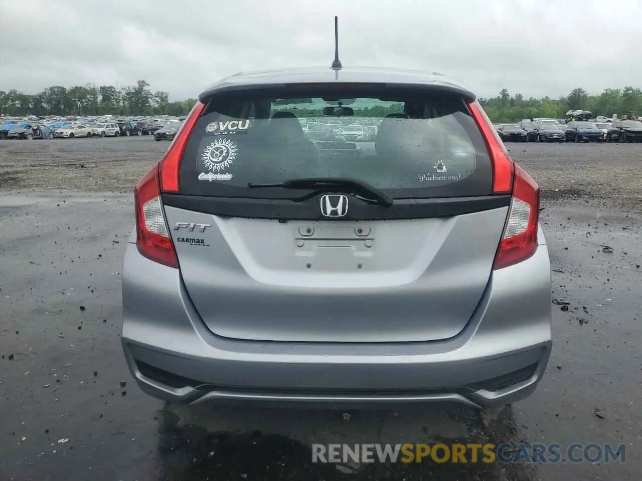 6 fotografías del automóvil dañado 3HGGK5H47KM731698 HONDA FIT 2019
