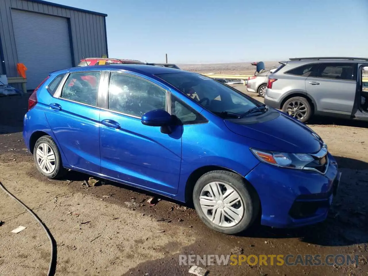 4 fotografías del automóvil dañado 3HGGK5H49KM731508 HONDA FIT 2019