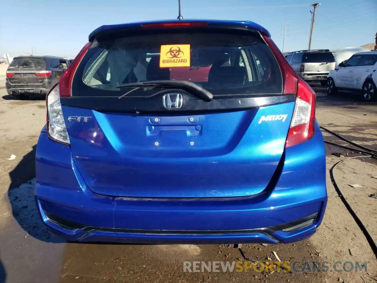 6 fotografías del automóvil dañado 3HGGK5H49KM731508 HONDA FIT 2019