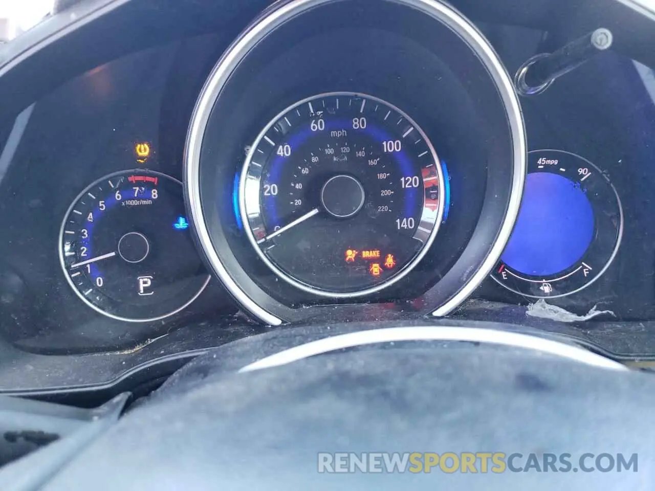 9 fotografías del automóvil dañado 3HGGK5H49KM731508 HONDA FIT 2019