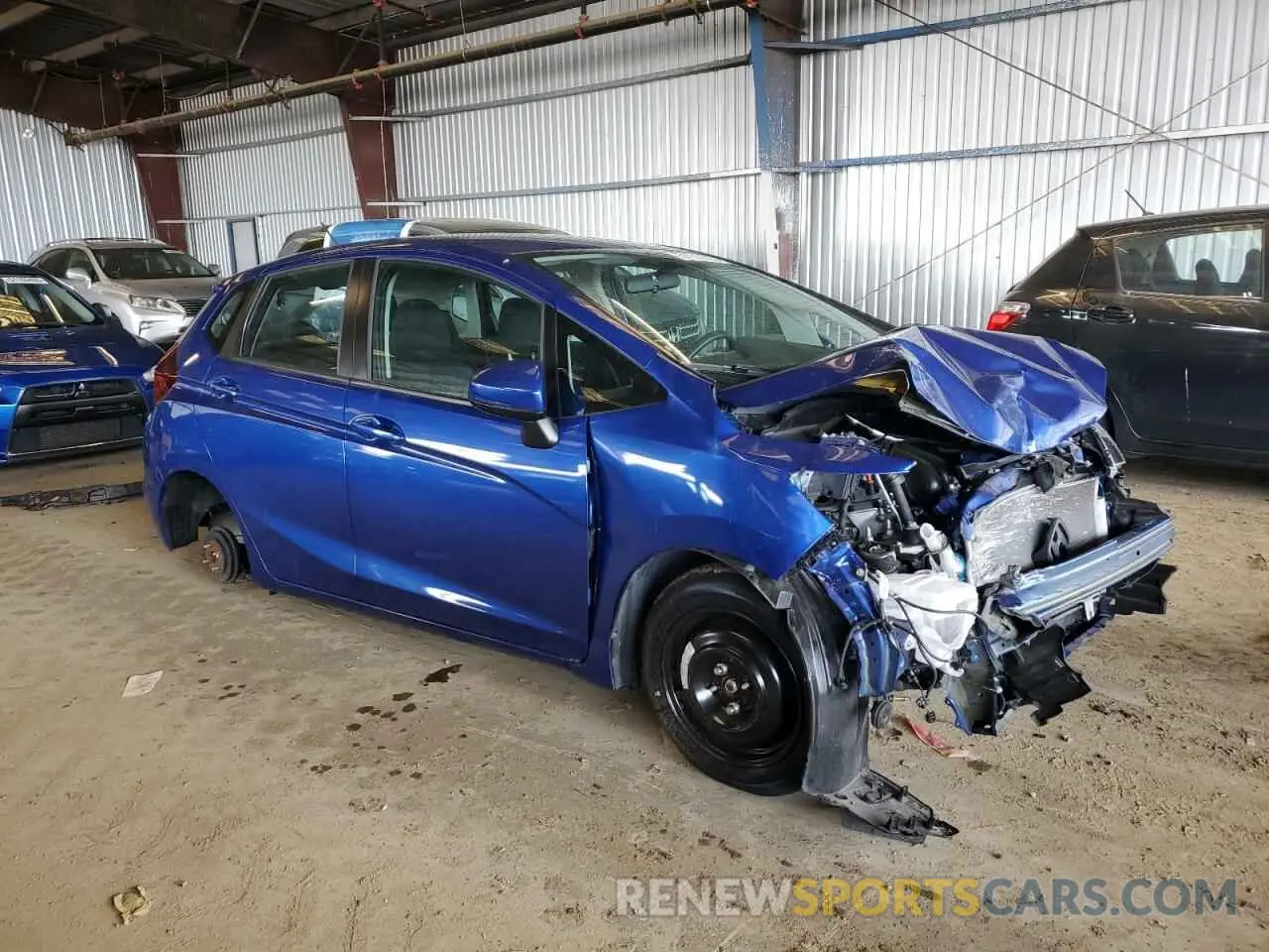 4 fotografías del automóvil dañado 3HGGK5H4XKM736538 HONDA FIT 2019