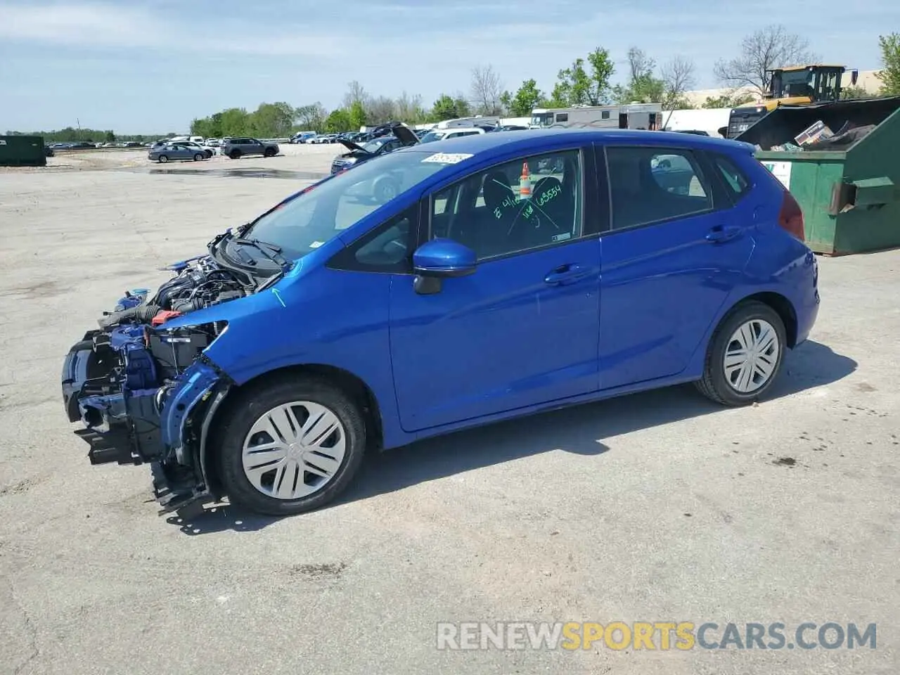 1 fotografías del automóvil dañado 3HGGK5H4XKM741416 HONDA FIT 2019