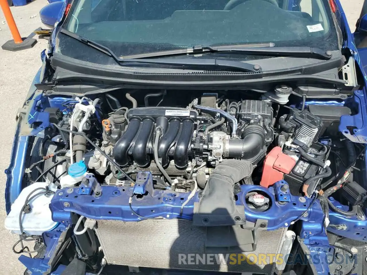 11 fotografías del automóvil dañado 3HGGK5H4XKM741416 HONDA FIT 2019