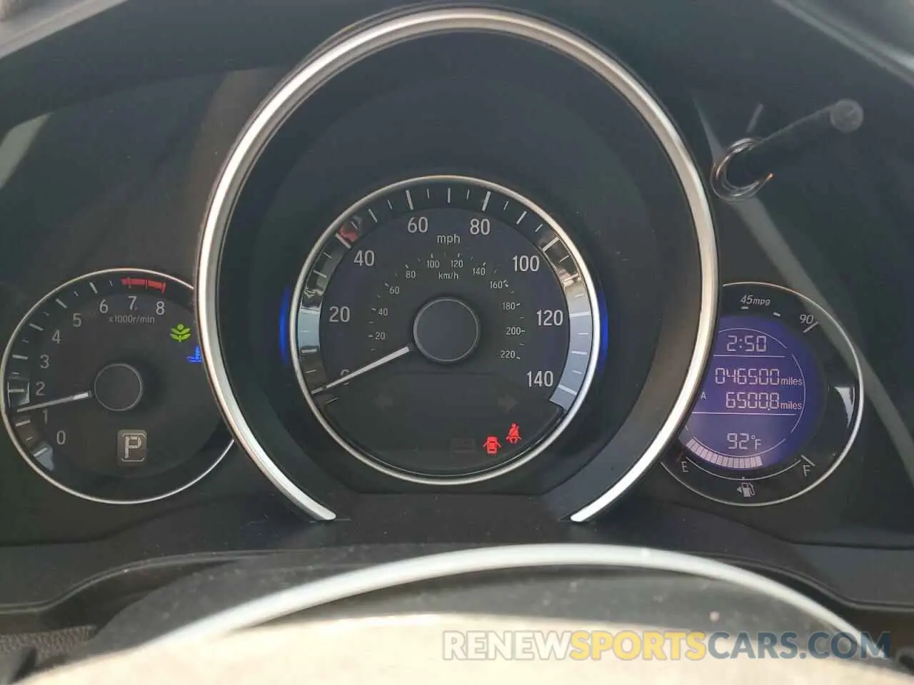 9 fotografías del automóvil dañado 3HGGK5H4XKM741416 HONDA FIT 2019