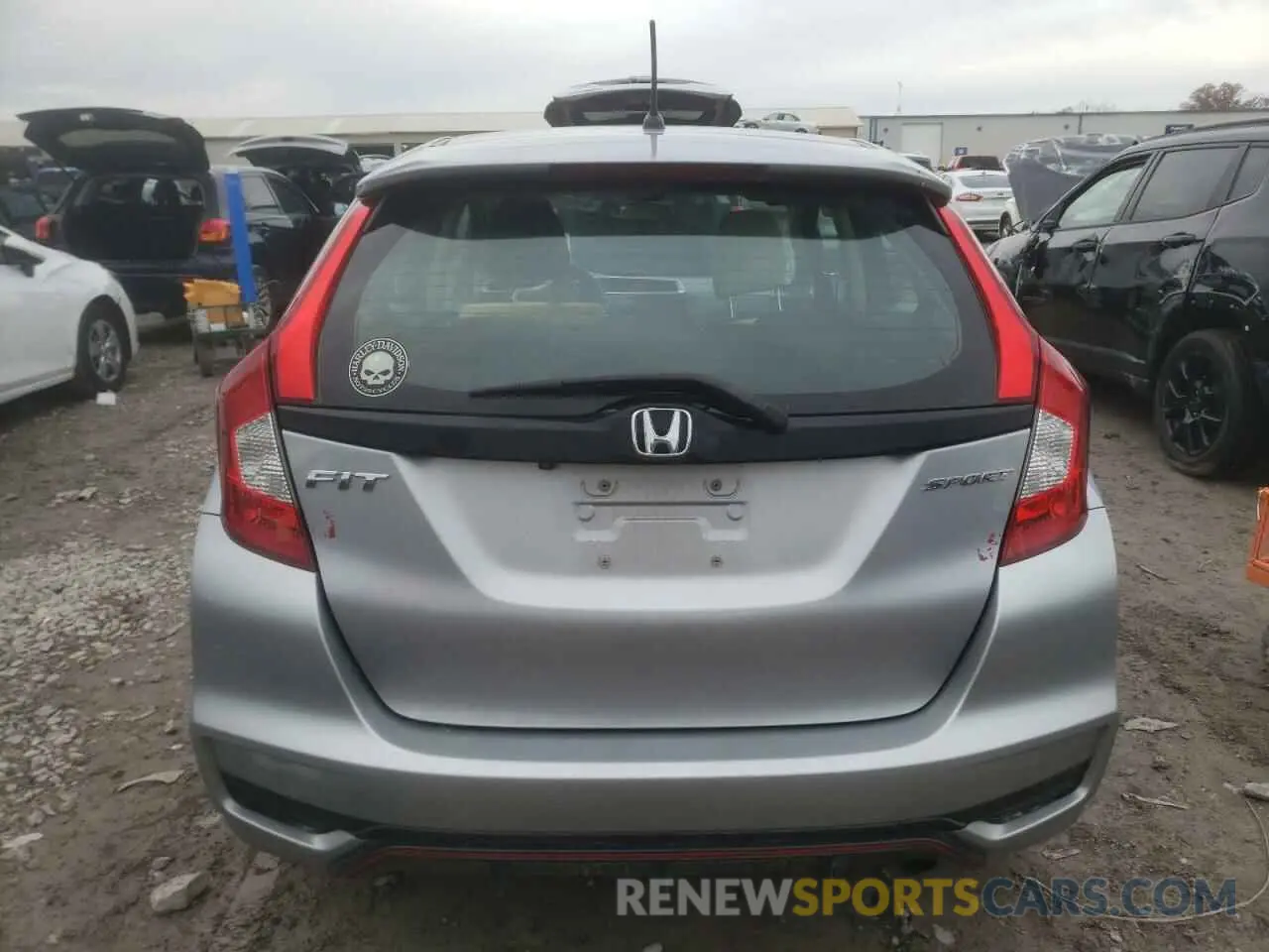 6 fotografías del automóvil dañado 3HGGK5H6XKM705582 HONDA FIT 2019