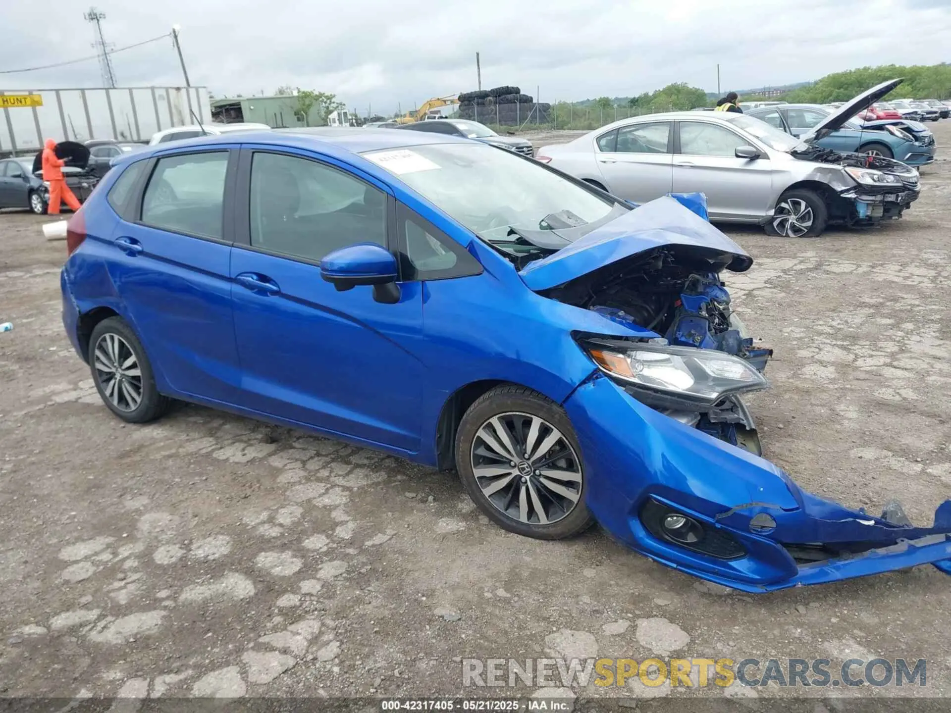 1 fotografías del automóvil dañado 3HGGK5H80KM737636 HONDA FIT 2019