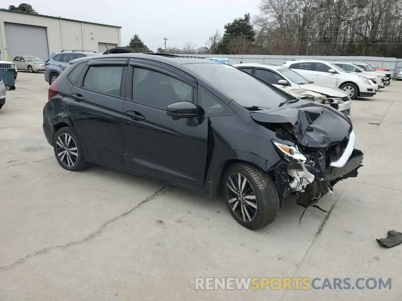 4 fotografías del automóvil dañado 3HGGK5H83KM711063 HONDA FIT 2019