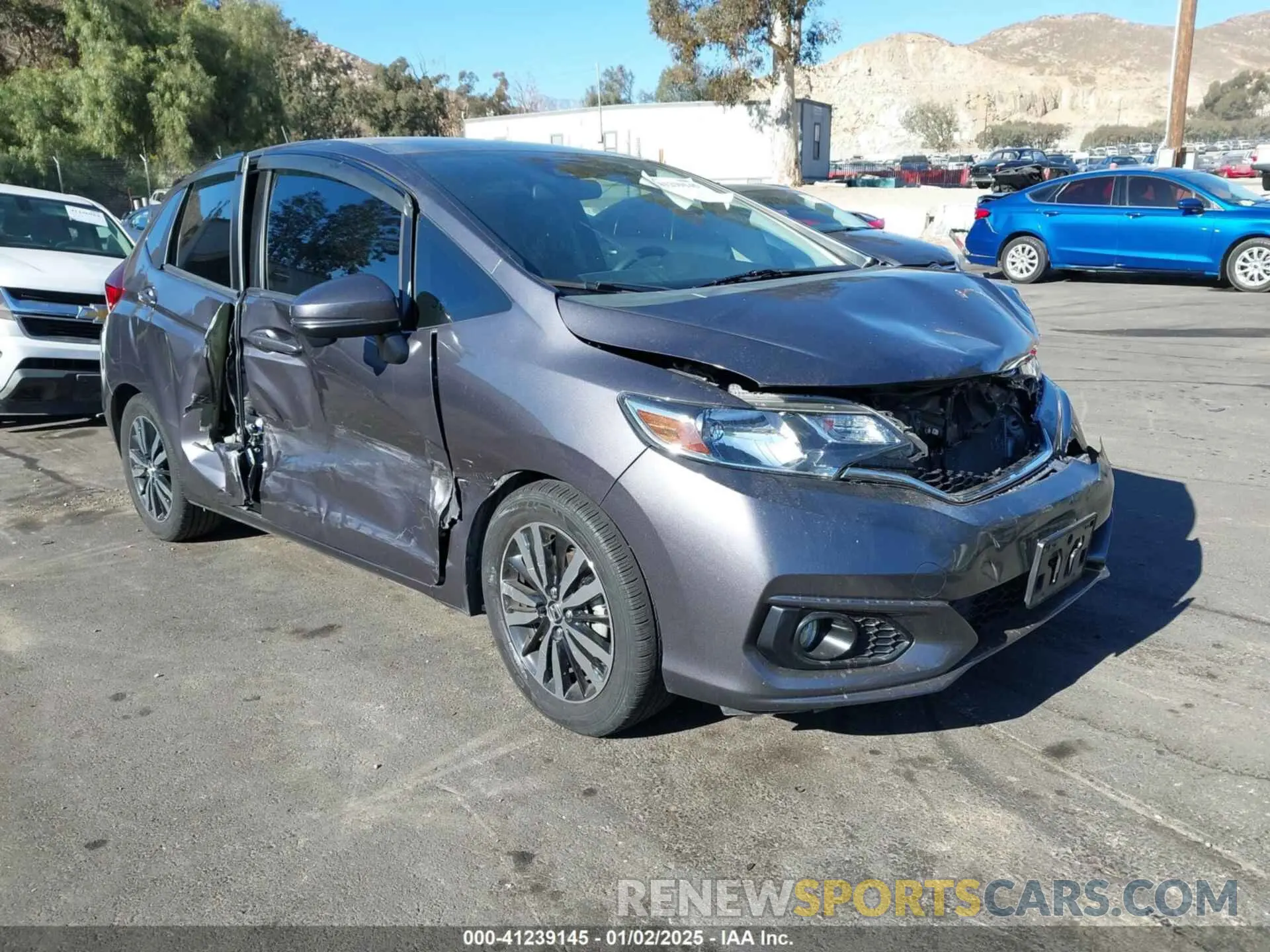 1 fotografías del automóvil dañado 3HGGK5H84KM719222 HONDA FIT 2019