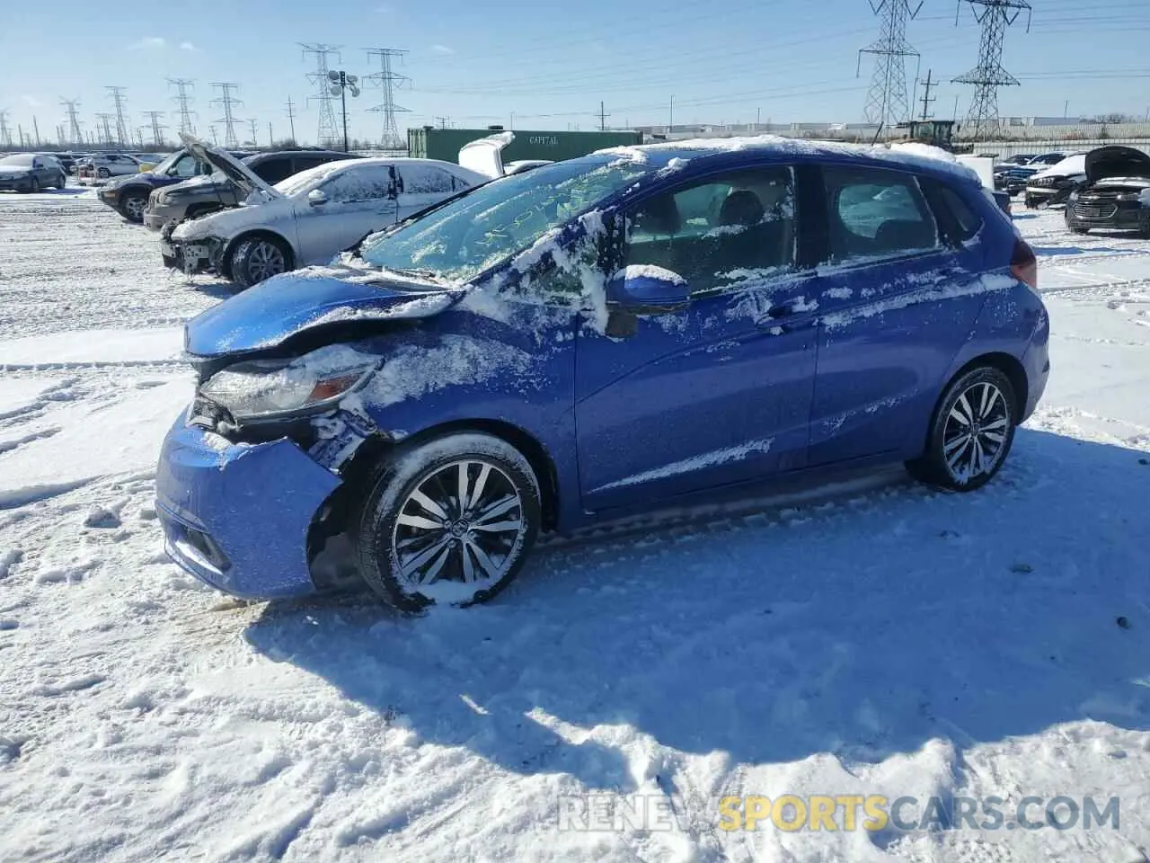 1 fotografías del automóvil dañado 3HGGK5H85KM743383 HONDA FIT 2019