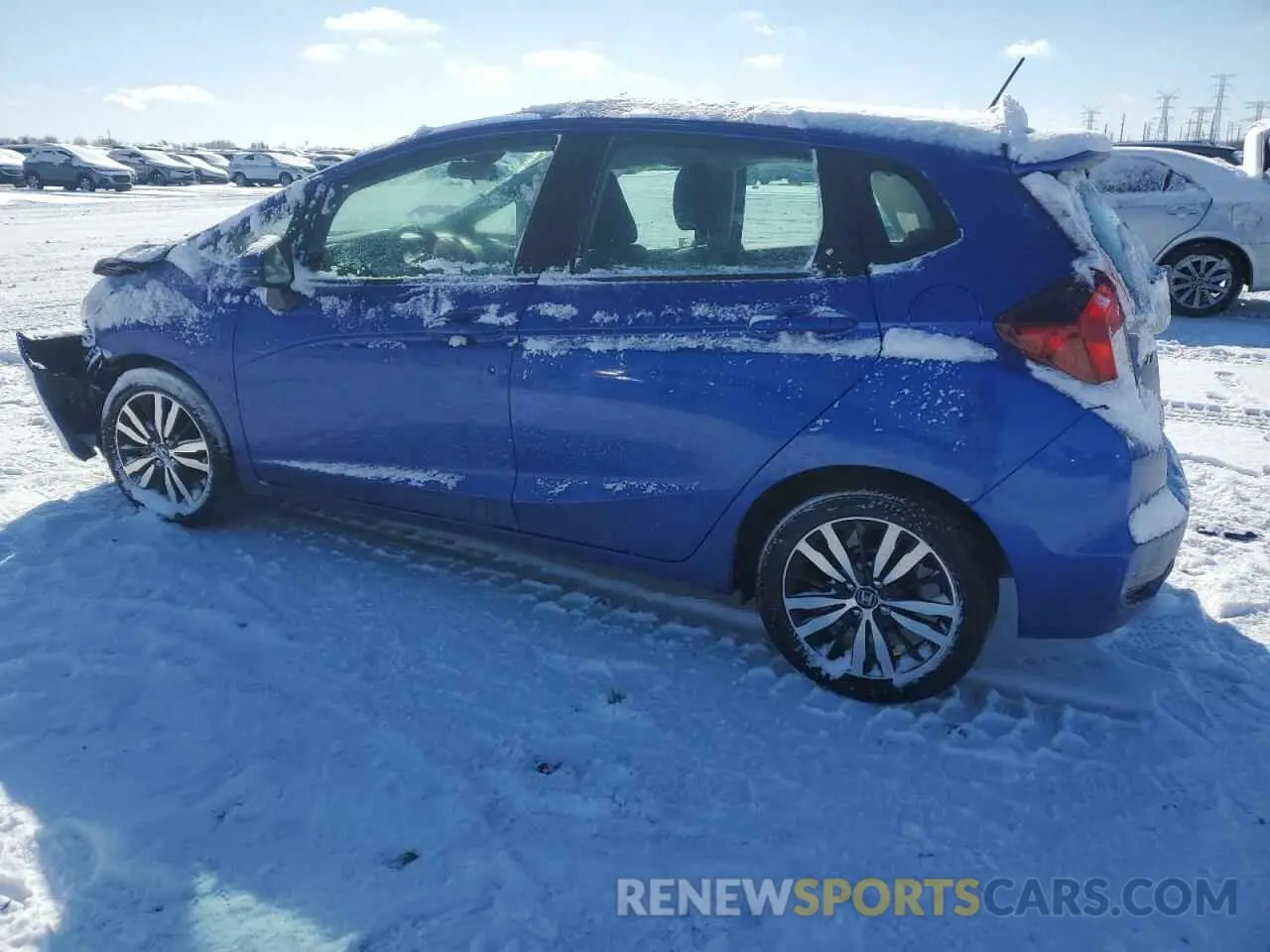 2 fotografías del automóvil dañado 3HGGK5H85KM743383 HONDA FIT 2019