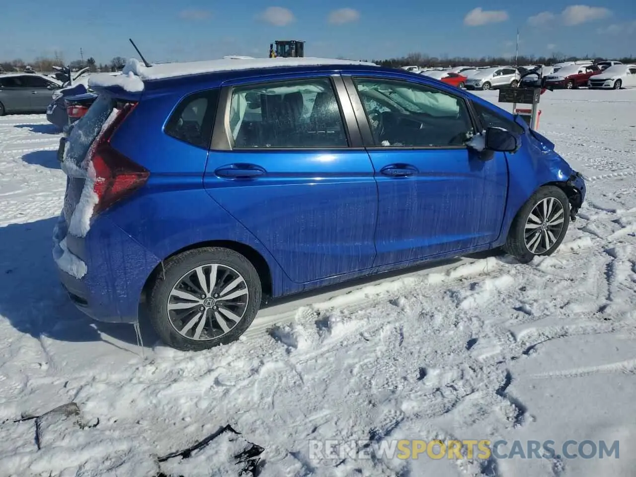 3 fotografías del automóvil dañado 3HGGK5H85KM743383 HONDA FIT 2019