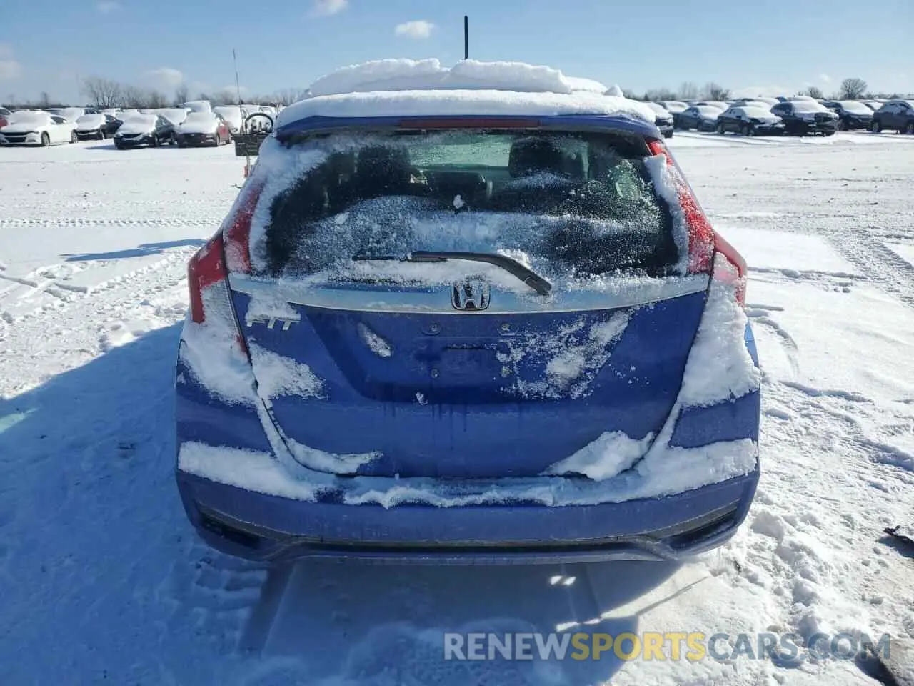 6 fotografías del automóvil dañado 3HGGK5H85KM743383 HONDA FIT 2019