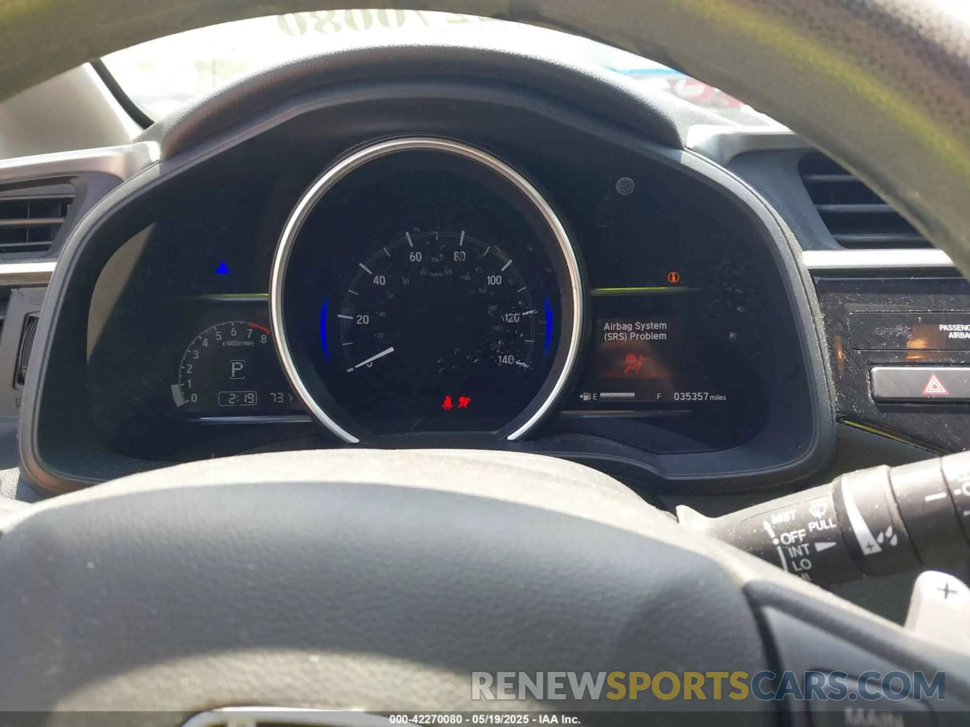 7 fotografías del automóvil dañado 3HGGK5H86KM750391 HONDA FIT 2019
