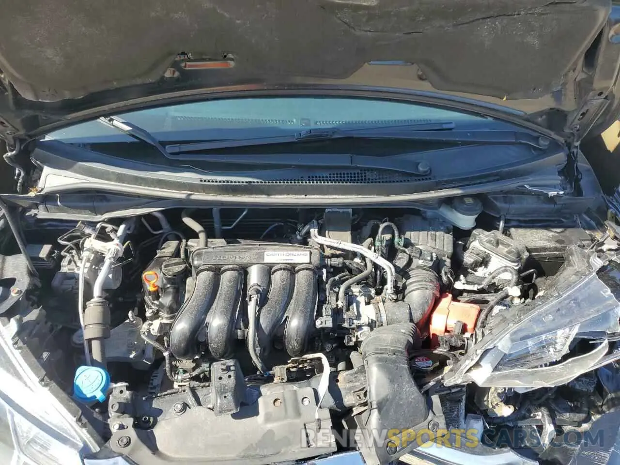 11 fotografías del automóvil dañado 3HGGK5H89KM747629 HONDA FIT 2019