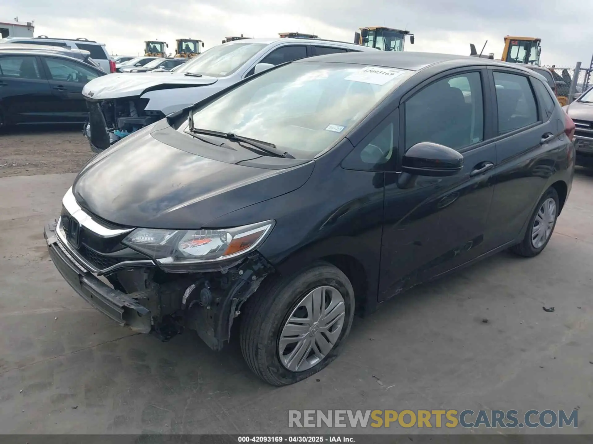 2 fotografías del automóvil dañado 3HGGK5H40LM717305 HONDA FIT 2020