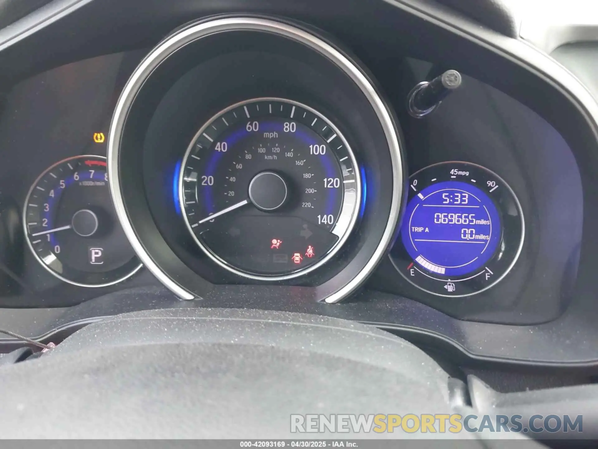 7 fotografías del automóvil dañado 3HGGK5H40LM717305 HONDA FIT 2020