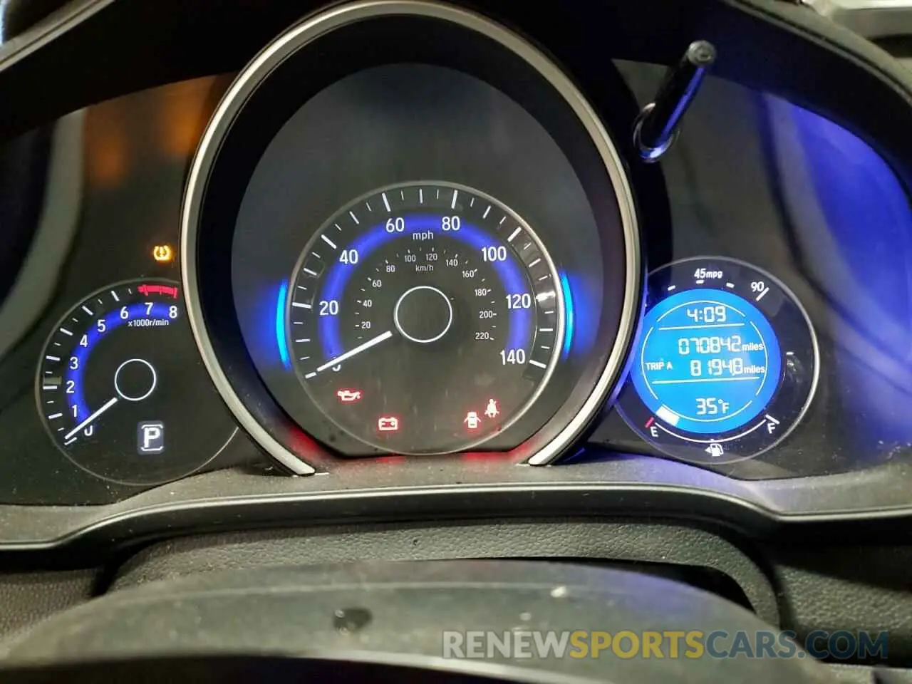 9 fotografías del automóvil dañado 3HGGK5H40LM725758 HONDA FIT 2020