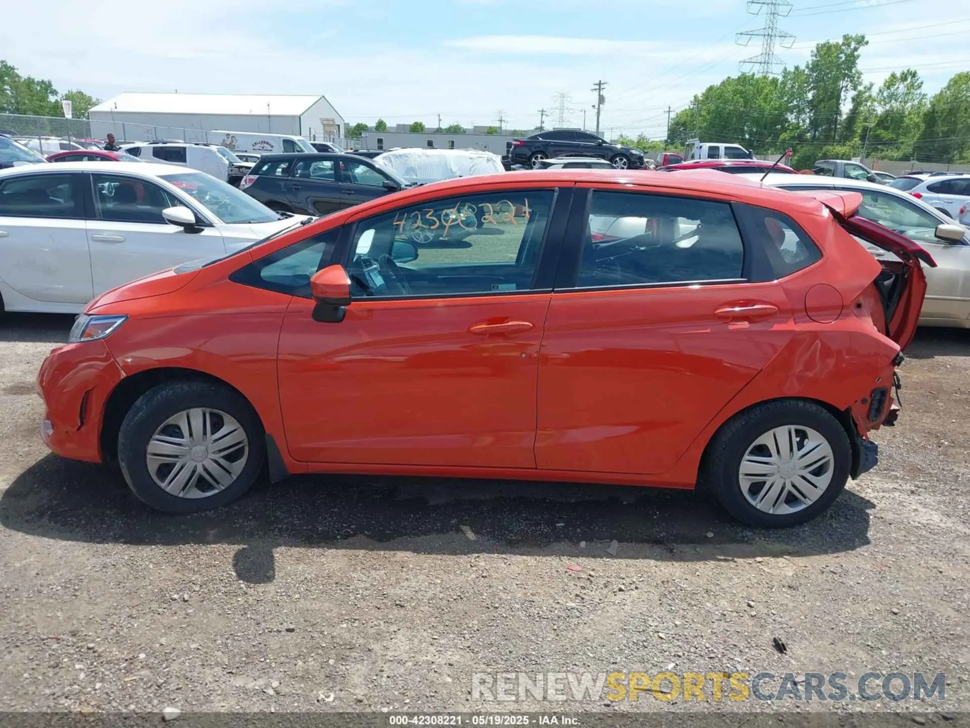 14 fotografías del automóvil dañado 3HGGK5H42LM727687 HONDA FIT 2020