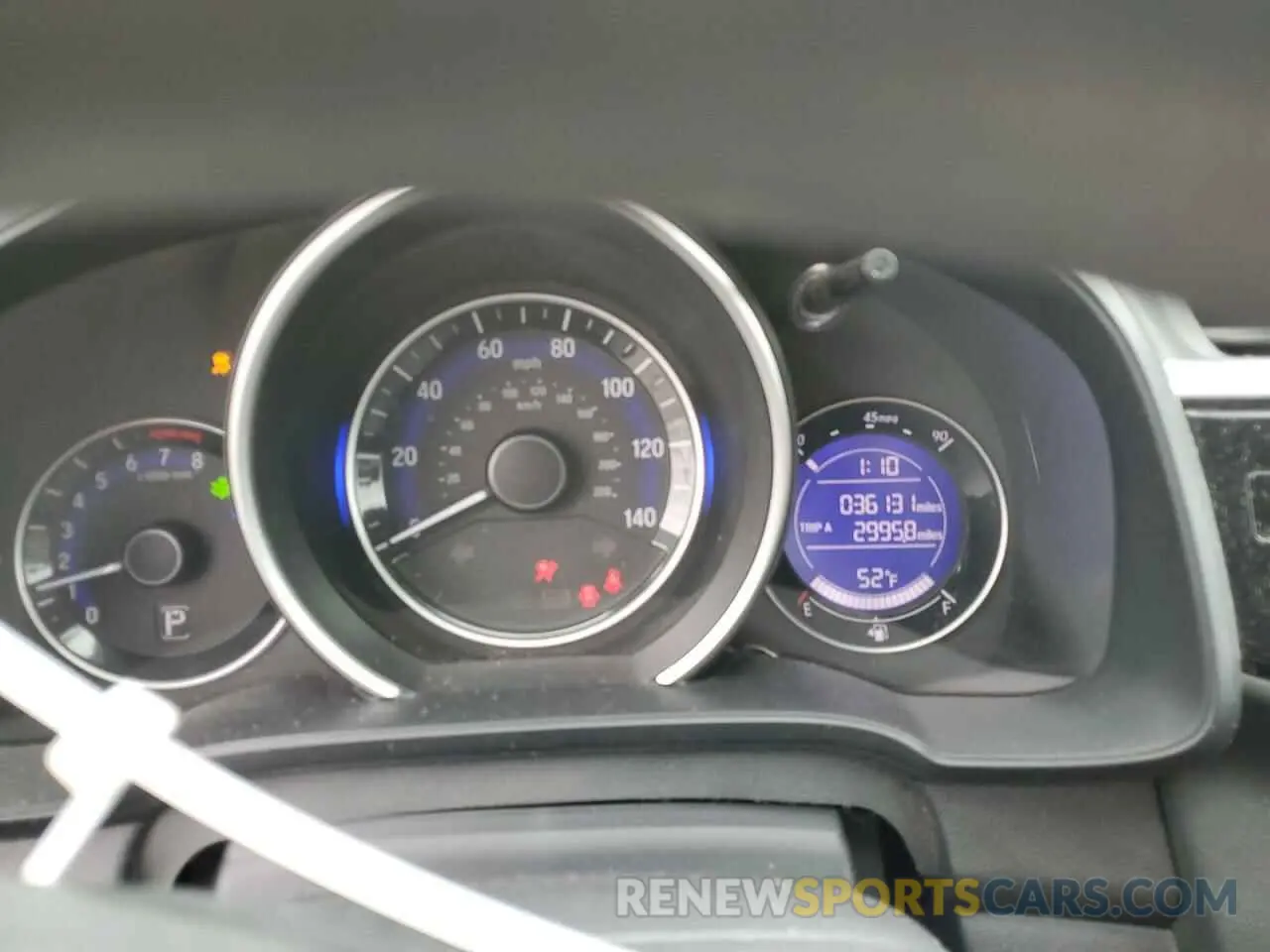 9 fotografías del automóvil dañado 3HGGK5H43LM711076 HONDA FIT 2020