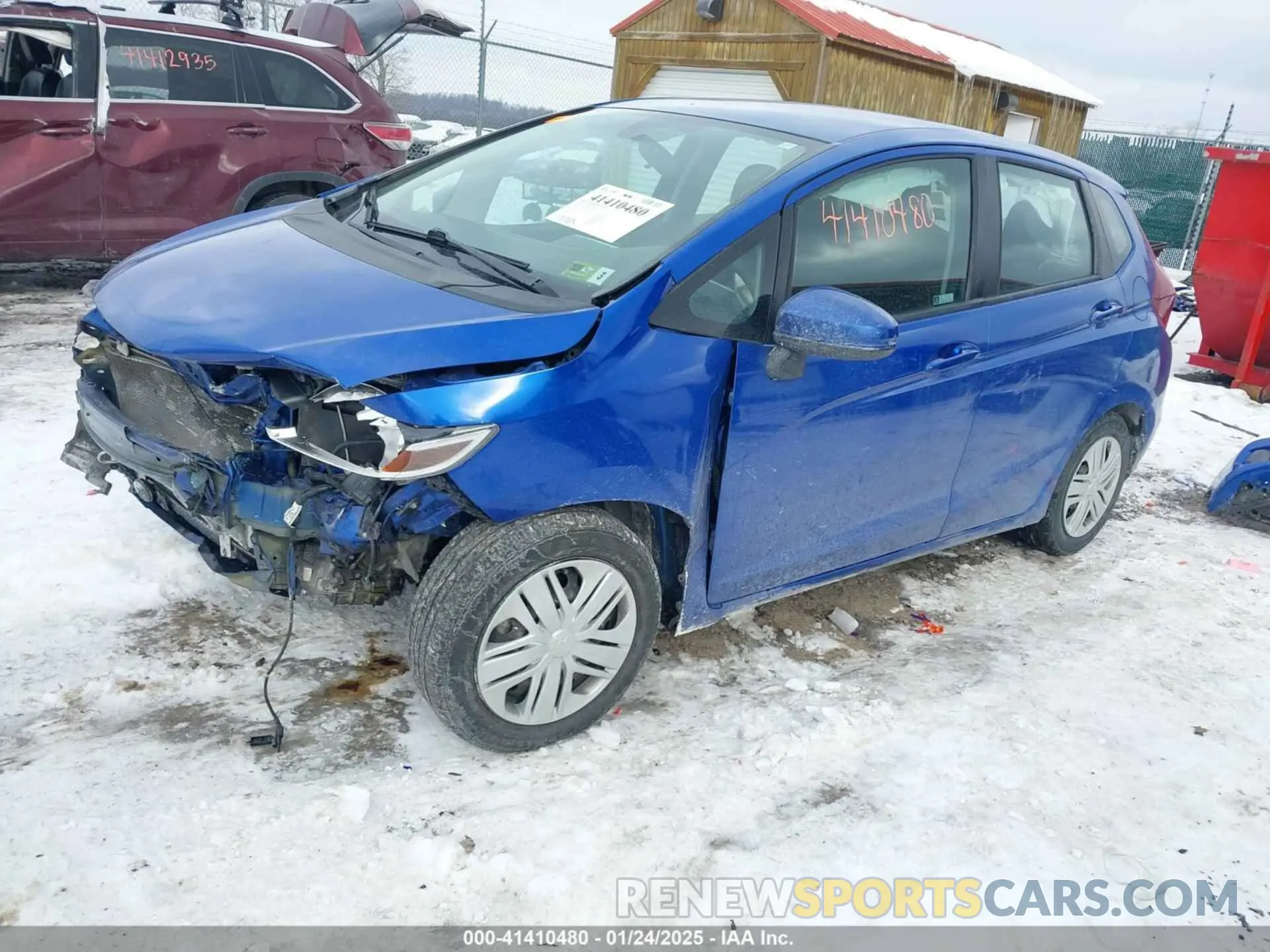 2 fotografías del automóvil dañado 3HGGK5H43LM716911 HONDA FIT 2020