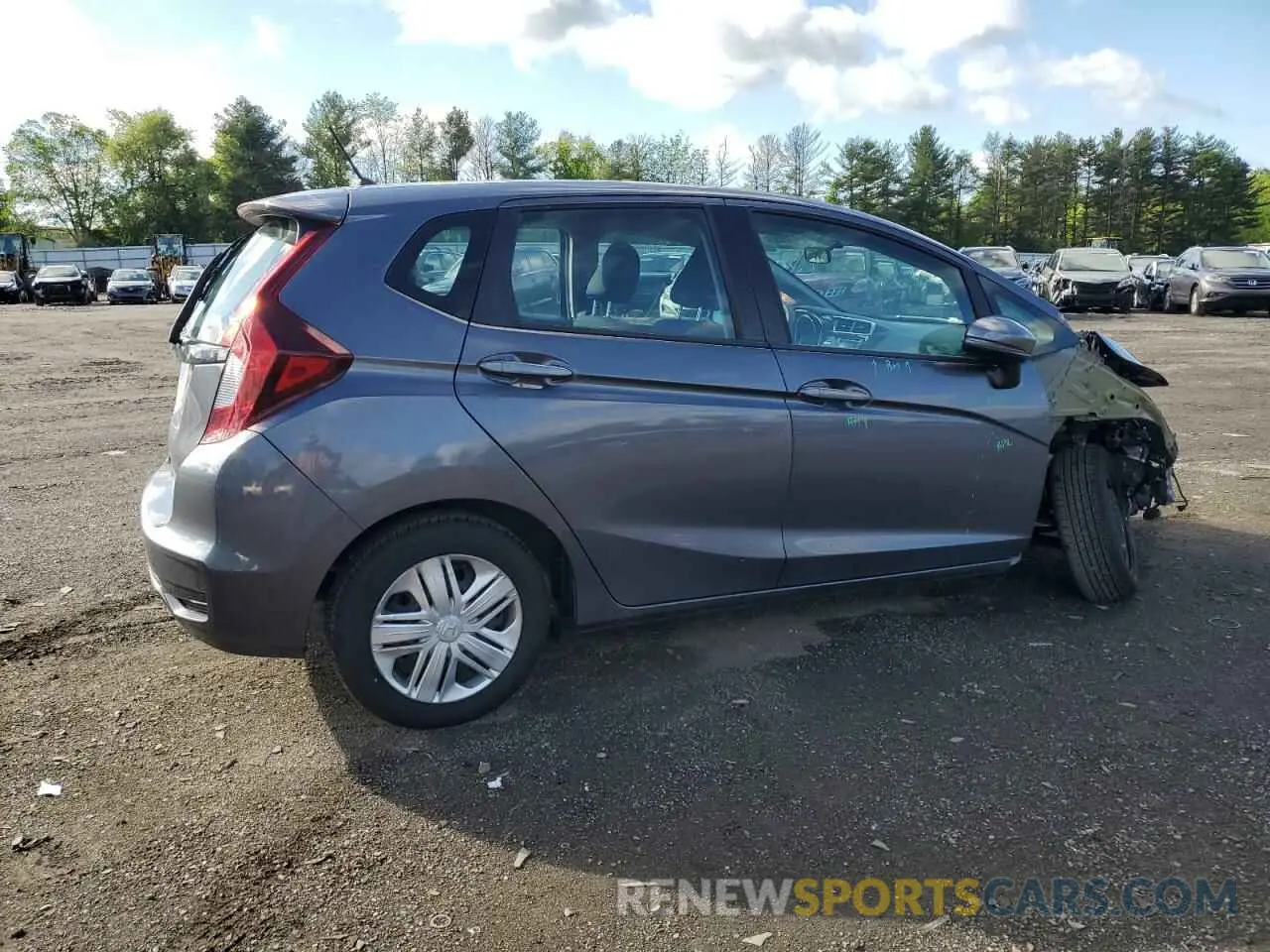 3 fotografías del automóvil dañado 3HGGK5H45LM724315 HONDA FIT 2020