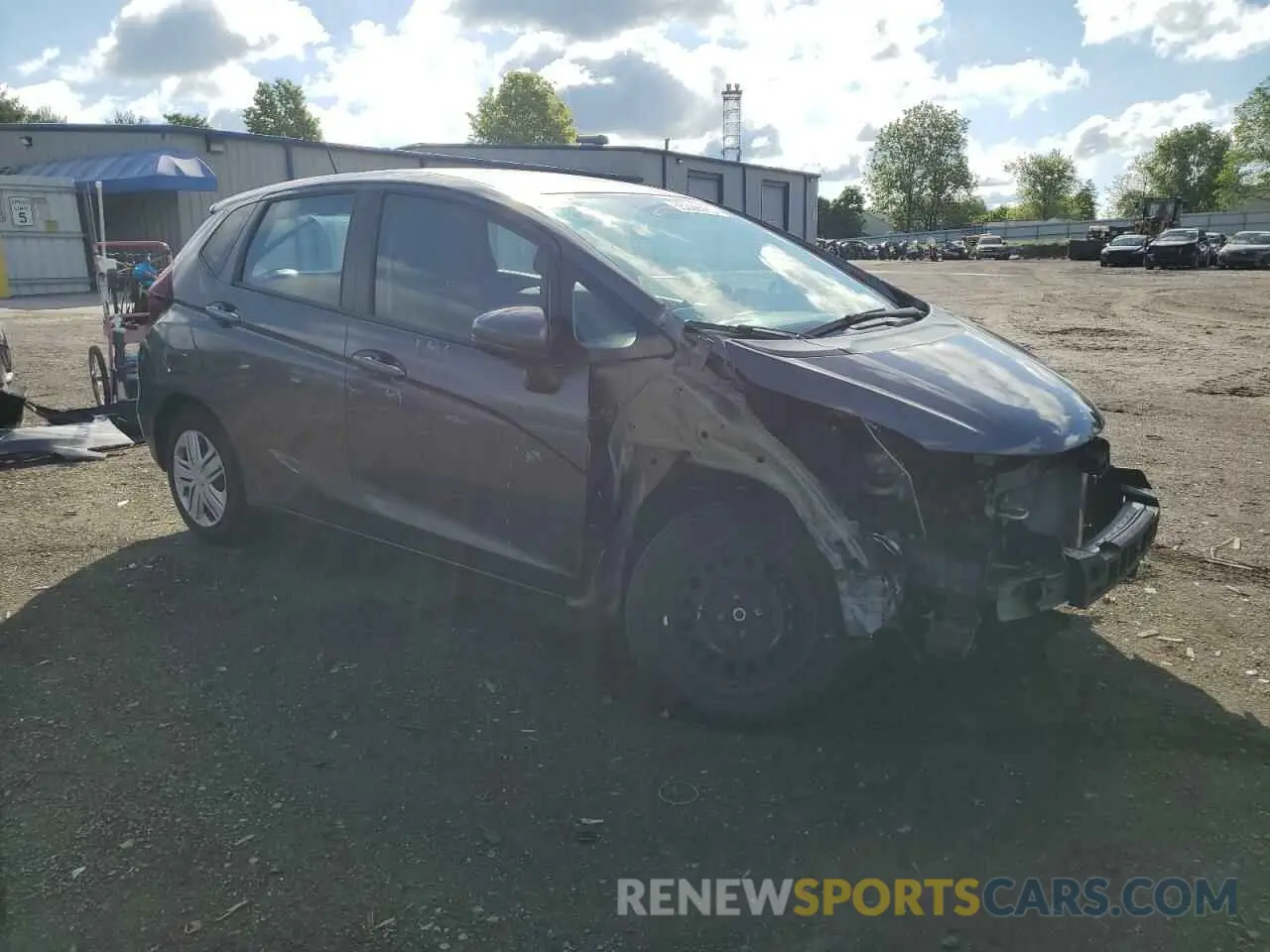 4 fotografías del automóvil dañado 3HGGK5H45LM724315 HONDA FIT 2020