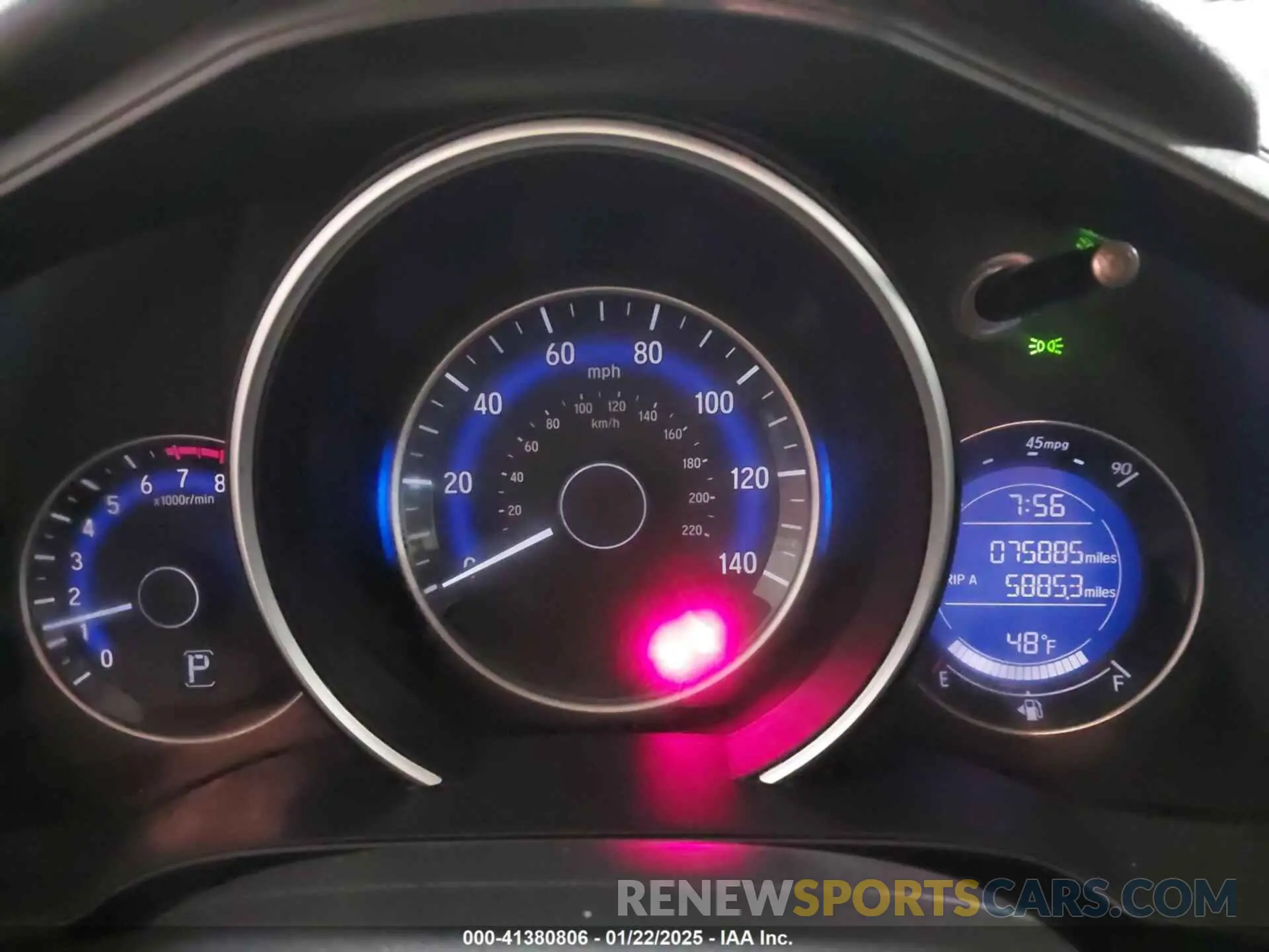 7 fotografías del automóvil dañado 3HGGK5H46LM704963 HONDA FIT 2020