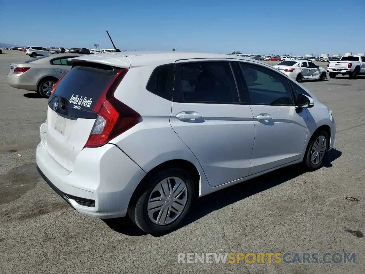 3 fotografías del automóvil dañado 3HGGK5H46LM709984 HONDA FIT 2020
