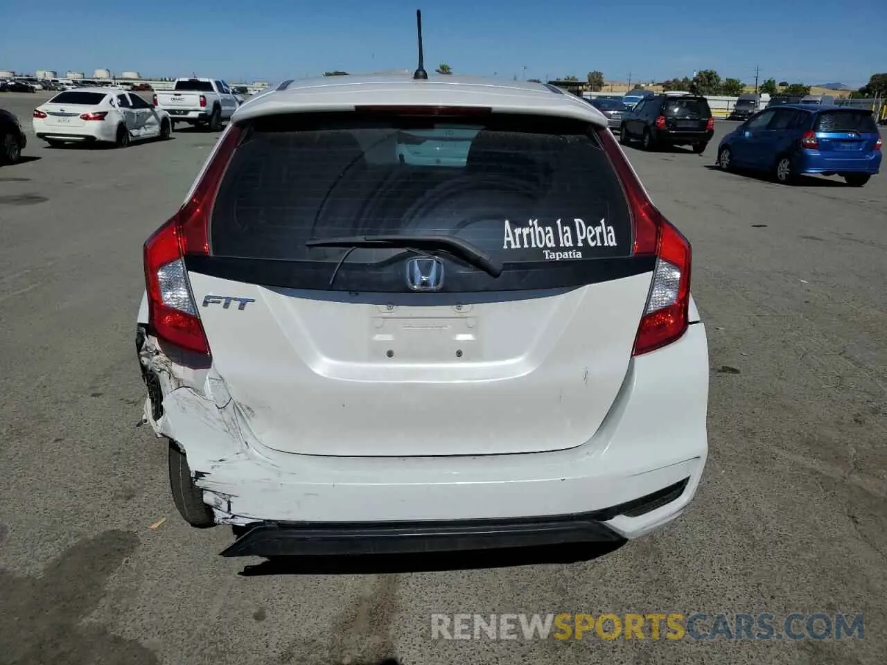 6 fotografías del automóvil dañado 3HGGK5H46LM709984 HONDA FIT 2020