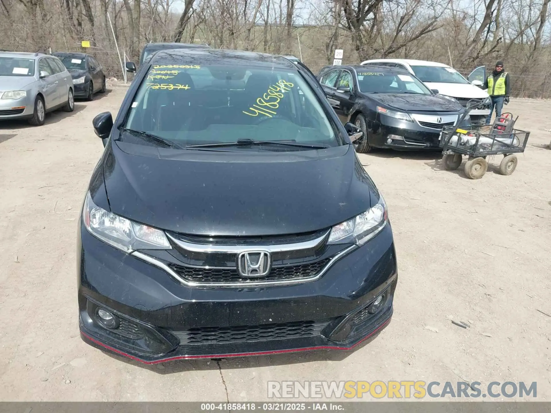 12 fotografías del automóvil dañado 3HGGK5H62LM725374 HONDA FIT 2020