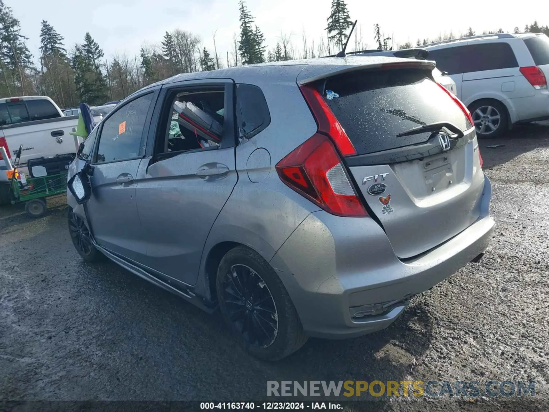 3 fotografías del automóvil dañado 3HGGK5H63LM734164 HONDA FIT 2020