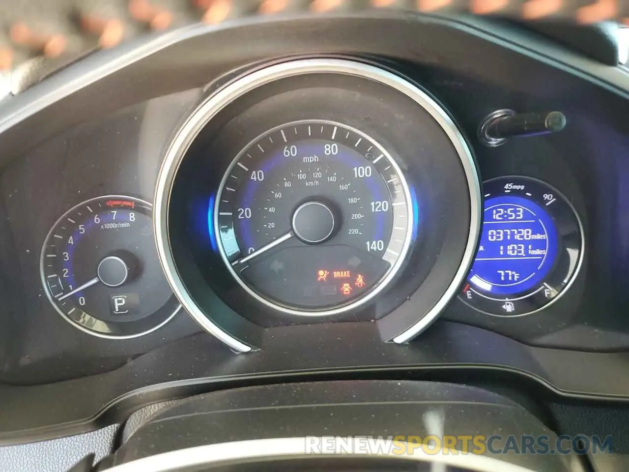 9 fotografías del automóvil dañado 3HGGK5H66LM726821 HONDA FIT 2020