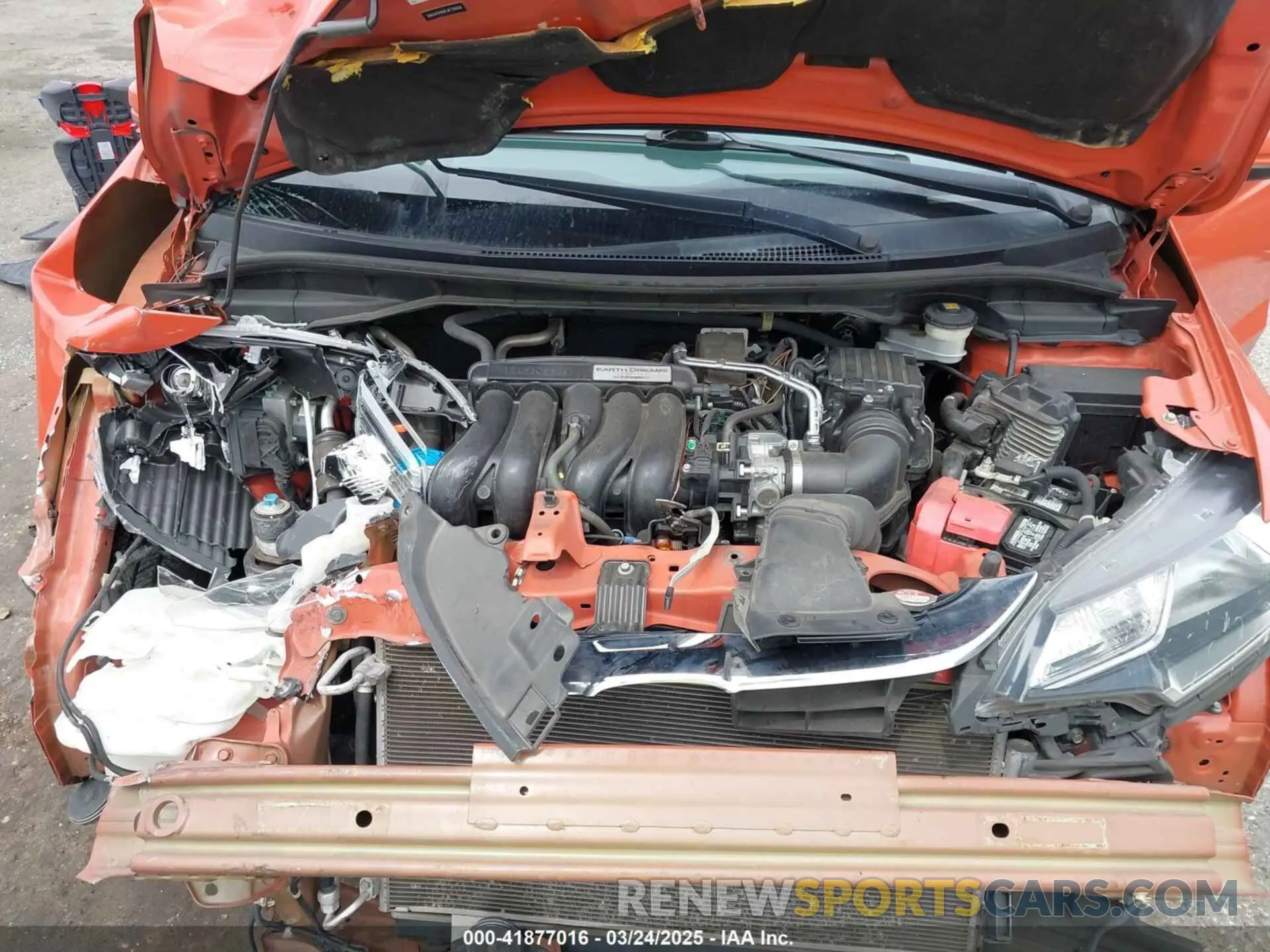10 fotografías del automóvil dañado 3HGGK5H68LM726836 HONDA FIT 2020