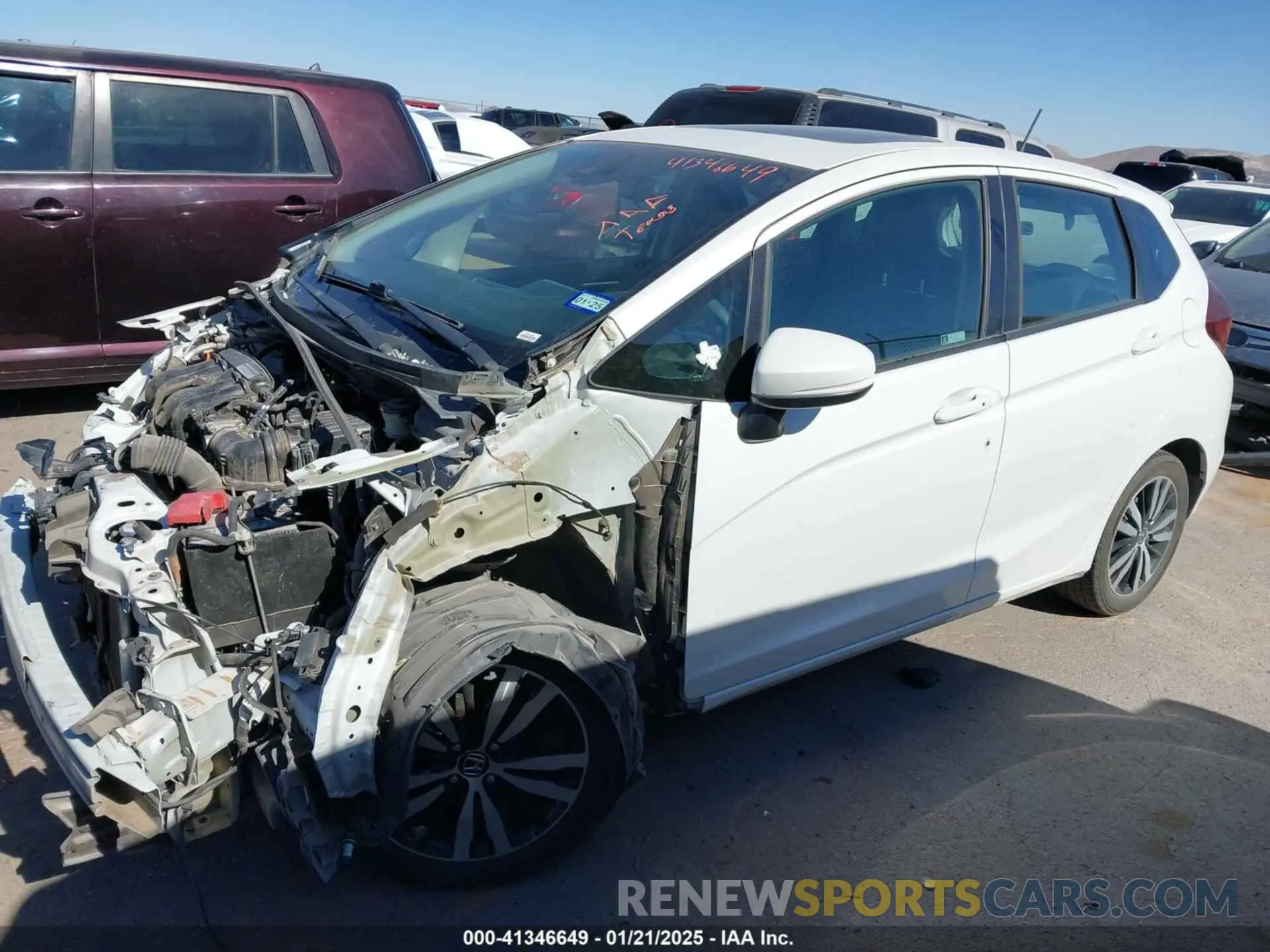 14 fotografías del automóvil dañado 3HGGK5H82LM703165 HONDA FIT 2020