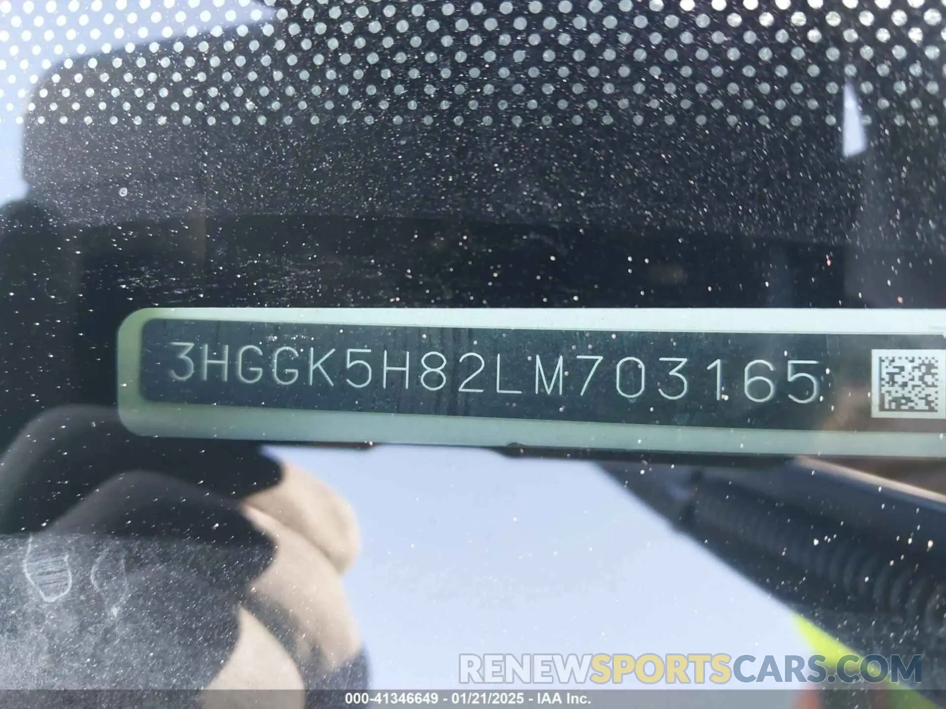 9 fotografías del automóvil dañado 3HGGK5H82LM703165 HONDA FIT 2020
