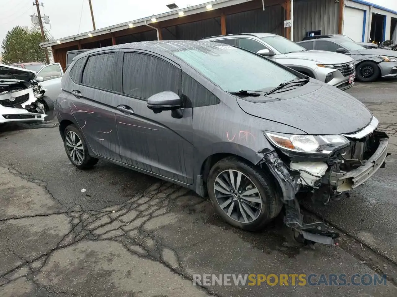 4 fotografías del automóvil dañado 3HGGK5H82LM715736 HONDA FIT 2020