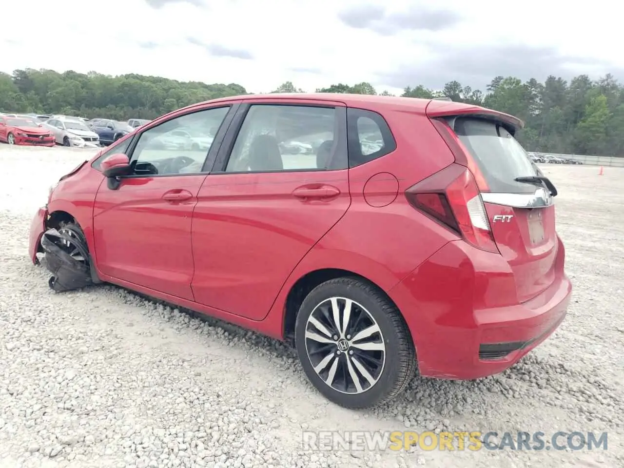2 fotografías del automóvil dañado 3HGGK5H96LM710385 HONDA FIT 2020