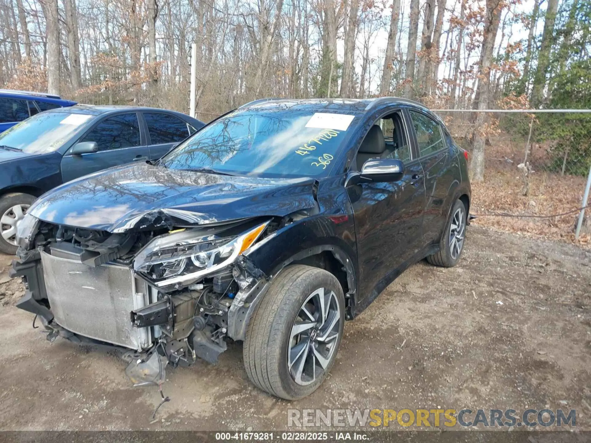 2 fotografías del automóvil dañado 3CZRU5H10KM726165 HONDA HR-V 2019