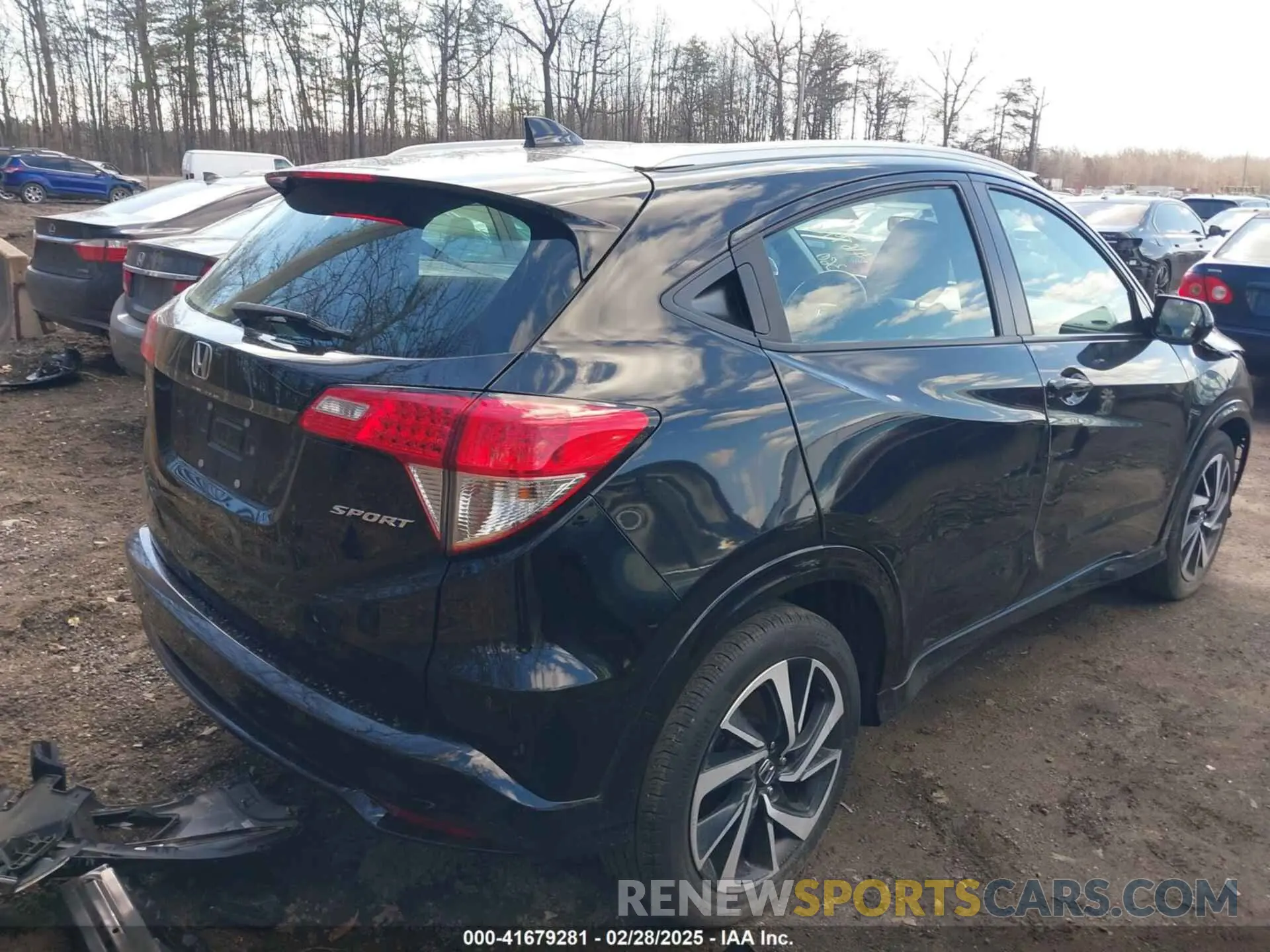 4 fotografías del automóvil dañado 3CZRU5H10KM726165 HONDA HR-V 2019