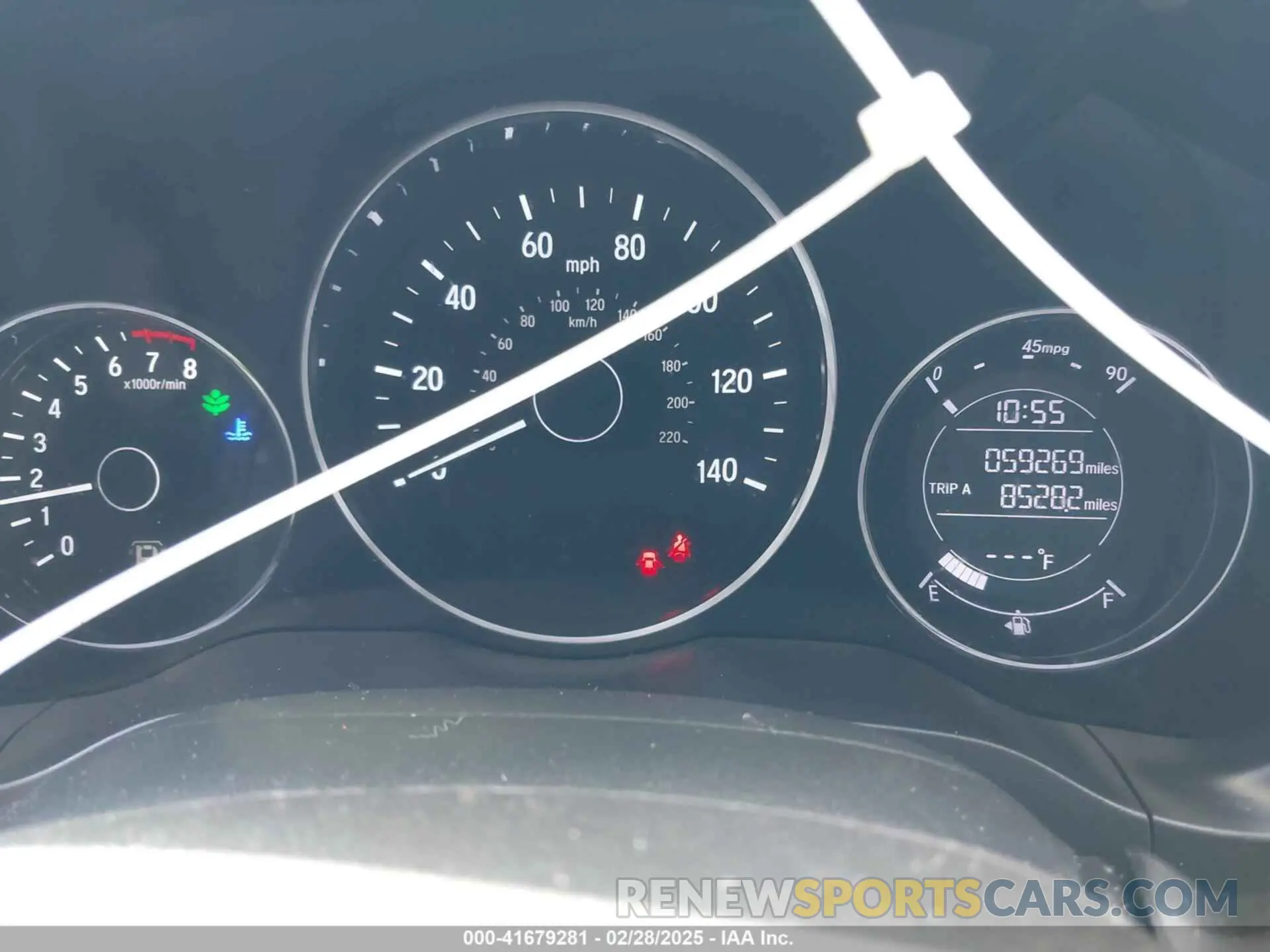 7 fotografías del automóvil dañado 3CZRU5H10KM726165 HONDA HR-V 2019