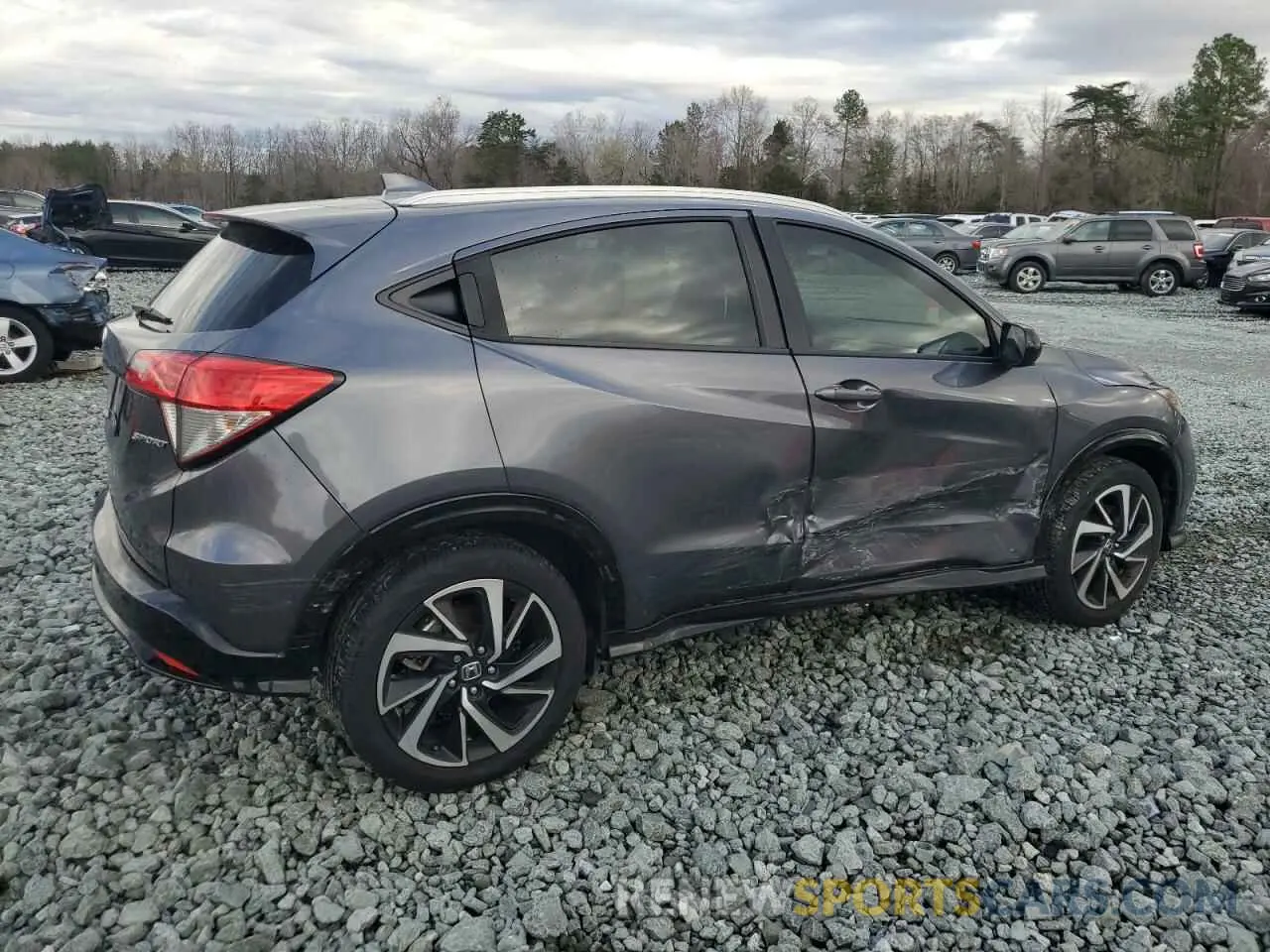3 fotografías del automóvil dañado 3CZRU5H11KG708806 HONDA HR-V 2019