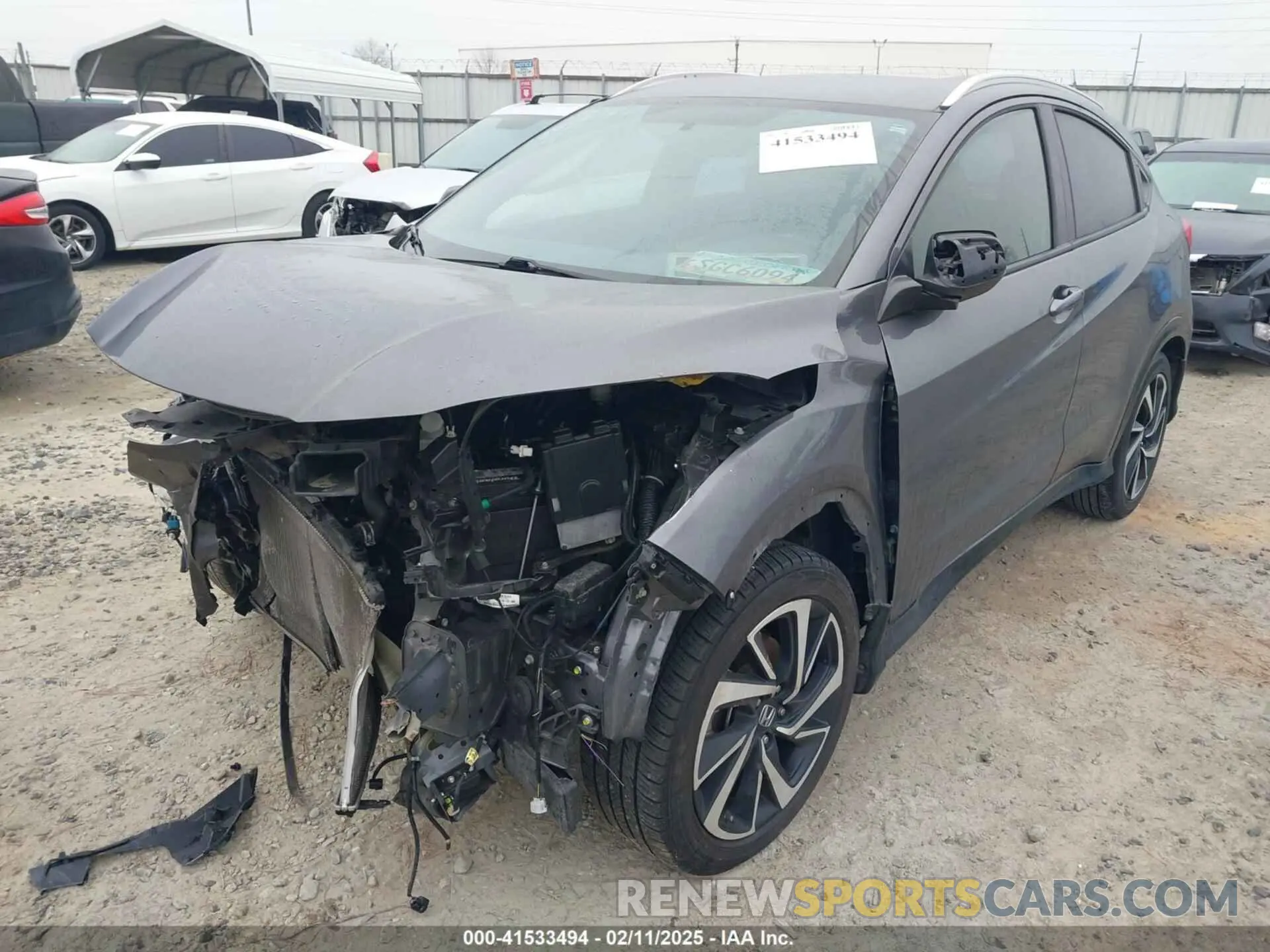 6 fotografías del automóvil dañado 3CZRU5H13KG709181 HONDA HR-V 2019