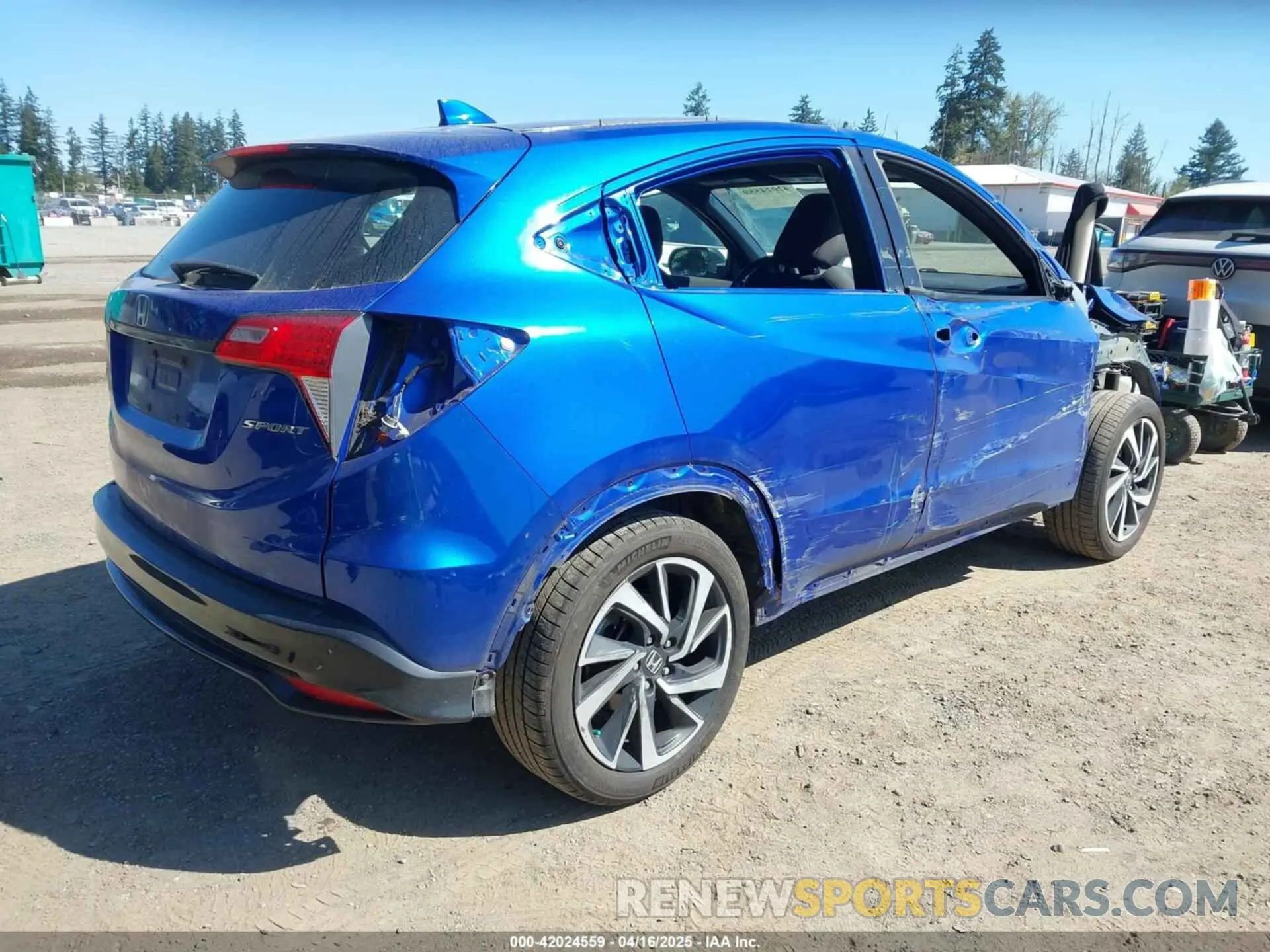 4 fotografías del automóvil dañado 3CZRU5H14KG716026 HONDA HR-V 2019